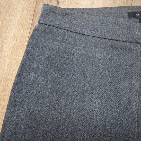 New Ann Taylor Gray Chelsea High Rise Skinny Ankle Pants Size 4 Work Career NWT - Picture 6 of 11